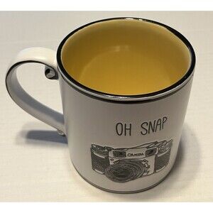 Oh Snap Camera Ceramic Stoneware Mug Cup Spectrum Designz Blue Sky 20 Oz Coffee